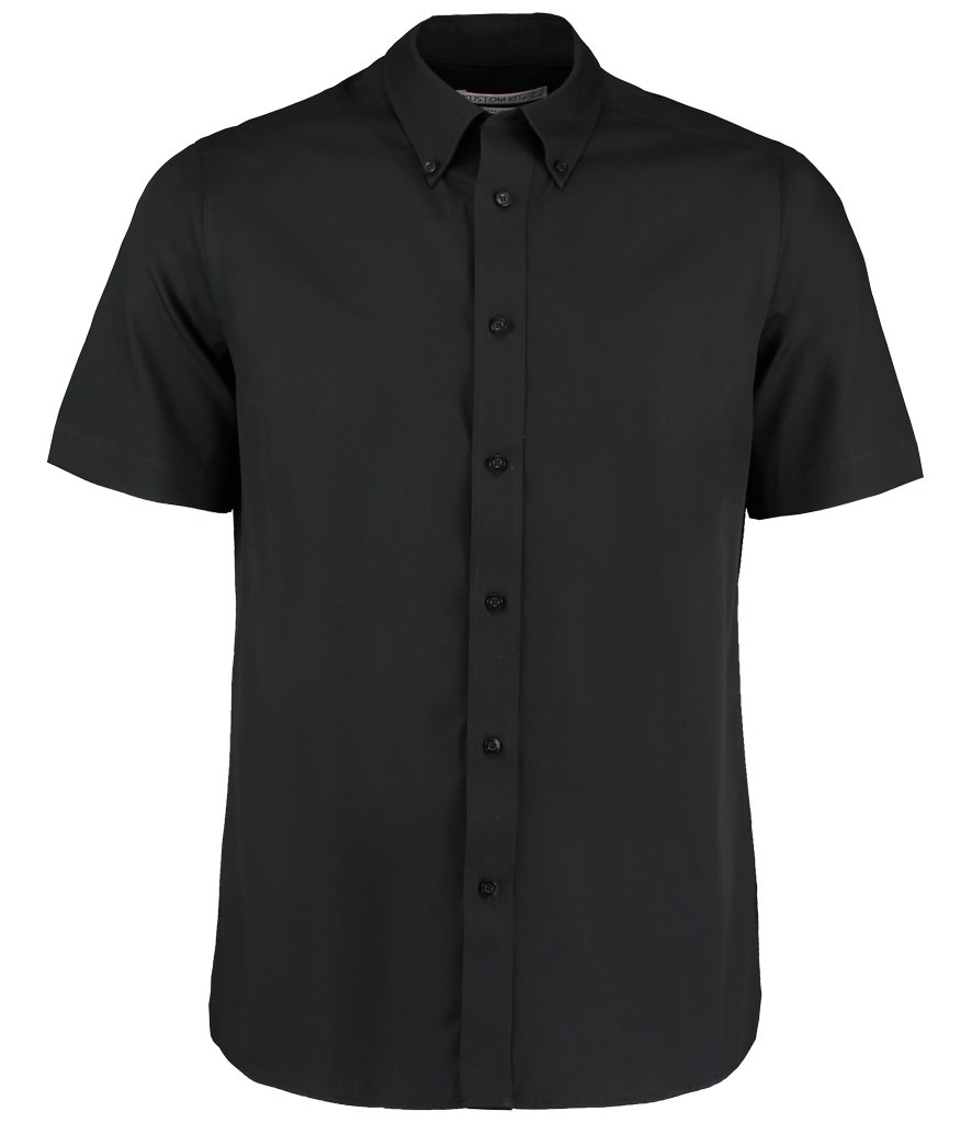Kustom Kit Kustom Kit Short Sleeve Tailored City Business Shirt